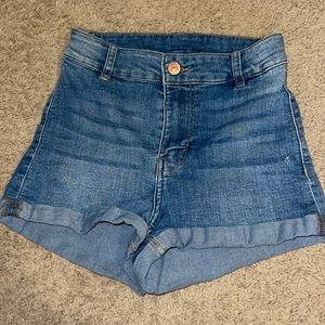 H&M high rise shorts